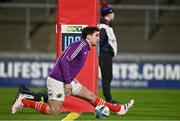 17 February 2023; Joey Carbery of Munster warms up before the United Rugby Championship match between Munster and Ospreys at Thomond Park in Limerick. Photo by Sam Barnes/Sportsfile