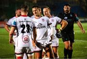 17 February 2023; Billy Burns of Ulster with his team mates after the United Rugby Championship match between Glasgow Warriors and Ulster at Scotstoun Stadium in Glasgow, Scotland. Photo by Paul Devlin/Sportsfile