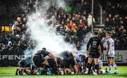 17 February 2023; A general view of the scrum during the United Rugby Championship match between Glasgow Warriors and Ulster at Scotstoun Stadium in Glasgow, Scotland. Photo by Paul Devlin/Sportsfile