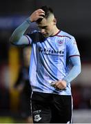17 February 2023; Evan Weir of Drogheda United after the SSE Airtricity Men's Premier Division match between Shelbourne and Drogheda United at Tolka Park in Dublin. Photo by Tyler Miller/Sportsfile
