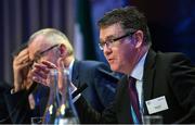 18 February 2023; Ard Stiúrthóir of the GAA Tom Ryan during day two of the GAA Annual Congress 2023 at Croke Park in Dublin. Photo by Piaras Ó Mídheach/Sportsfile