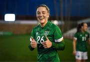 17 February 2023; Deborah-Anne de la Harpe of Republic of Ireland after a behind closed doors training match between Republic of Ireland and Germany at Marbella Football Centre in Marbella, Spain. Photo by Stephen McCarthy/Sportsfile