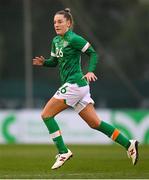 17 February 2023; Deborah-Anne de la Harpe of Republic of Ireland during a behind closed doors training match between Republic of Ireland and Germany at Marbella Football Centre in Marbella, Spain. Photo by Stephen McCarthy/Sportsfile
