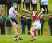 18 February 2023; Michael Kiely of UL scores the first goal past Tiernan Killeen of NUI Galway during the Electric Ireland HE GAA Fitzgibbon Cup Final match between University of Limerick and National University of Ireland Galway at the SETU West Campus in Waterford. Photo by Matt Browne/Sportsfile
