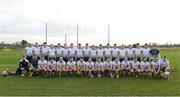 18 February 2023; The UL squad before the Electric Ireland HE GAA Fitzgibbon Cup Final match between University of Limerick and National University of Ireland Galway at the SETU West Campus in Waterford. Photo by Matt Browne/Sportsfile