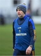 18 February 2023; Wicklow manager Oisín McConville before the Allianz Football League Division Four match between Wicklow and London at Echelon Park in Aughrim, Wicklow. Photo by Stephen Marken/Sportsfile