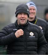 18 February 2023; London manager Michael Maher during the Allianz Football League Division Four match between Wicklow and London at Echelon Park in Aughrim, Wicklow. Photo by Stephen Marken/Sportsfile