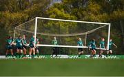 18 February 2023; Players during a Republic of Ireland women training session at Dama de Noche Football Center in Marbella, Spain. Photo by Stephen McCarthy/Sportsfile