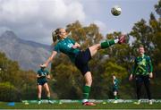 18 February 2023; Diane Caldwell during a Republic of Ireland women training session at Dama de Noche Football Center in Marbella, Spain. Photo by Stephen McCarthy/Sportsfile