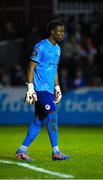 17 February 2023; St Patricks Athletic goalkeeper David Odumosu during the SSE Airtricity Men's Premier Division match between St Patrick's Athletic and Derry City at Richmond Park in Dublin. Photo by Seb Daly/Sportsfile