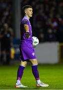 17 February 2023; Derry City goalkeeper Brian Maher during the SSE Airtricity Men's Premier Division match between St Patrick's Athletic and Derry City at Richmond Park in Dublin. Photo by Seb Daly/Sportsfile