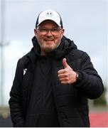 18 February 2023; Longford Town manager Stephen Henderson before the SSE Airtricity Men's First Division match between Longford Town and Athlone Town at Bishopsgate in Longford. Photo by Michael P Ryan/Sportsfile