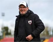 18 February 2023; Longford Town manager Stephen Henderson before the SSE Airtricity Men's First Division match between Longford Town and Athlone Town at Bishopsgate in Longford. Photo by Michael P Ryan/Sportsfile