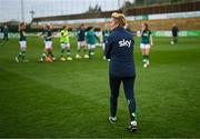 17 February 2023; Republic of Ireland manager Vera Pauw before a behind closed doors training match between Republic of Ireland and Germany at Marbella Football Centre in Marbella, Spain. Photo by Stephen McCarthy/Sportsfile