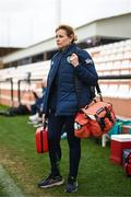 17 February 2023; Republic of Ireland team doctor Siobhan Forman before a behind closed doors training match between Republic of Ireland and Germany at Marbella Football Centre in Marbella, Spain. Photo by Stephen McCarthy/Sportsfile