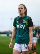 17 February 2023; Heather Payne of Republic of Ireland before a behind closed doors training match between Republic of Ireland and Germany at Marbella Football Centre in Marbella, Spain. Photo by Stephen McCarthy/Sportsfile