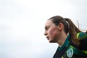 17 February 2023; Goalkeeper Megan Walsh before a behind closed doors training match between Republic of Ireland and Germany at Marbella Football Centre in Marbella, Spain. Photo by Stephen McCarthy/Sportsfile