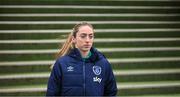 17 February 2023; Megan Connolly of Republic of Ireland before a behind closed doors training match between Republic of Ireland and Germany at Marbella Football Centre in Marbella, Spain. Photo by Stephen McCarthy/Sportsfile