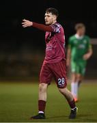 17 February 2023; Dale Holland of Cobh Ramblers during the SSE Airtricity Men's First Division match between Kerry and Cobh Ramblers at Mounthawk Park in Tralee, Kerry. Photo by Brendan Moran/Sportsfile
