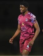 17 February 2023; Justin Eguaibor of Cobh Ramblers during the SSE Airtricity Men's First Division match between Kerry and Cobh Ramblers at Mounthawk Park in Tralee, Kerry. Photo by Brendan Moran/Sportsfile