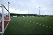 17 February 2023; A general view of Mounthawk Park before the SSE Airtricity Men's First Division match between Kerry and Cobh Ramblers in Tralee, Kerry. Photo by Brendan Moran/Sportsfile