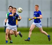 18 February 2023; Zach Cullen of Wicklow in action against Niall O'Leary of London during the Allianz Football League Division Four match between Wicklow and London at Echelon Park in Aughrim, Wicklow. Photo by Stephen Marken/Sportsfile