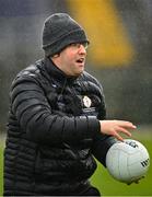 18 February 2023; London manager Michael Maher before the Allianz Football League Division Four match between Wicklow and London at Echelon Park in Aughrim, Wicklow. Photo by Stephen Marken/Sportsfile