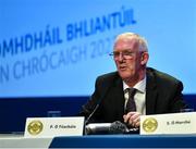 17 February 2023; GAA presidential candidate Pat Teehan during day one of the GAA Annual Congress 2023 at Croke Park in Dublin. Photo by Piaras Ó Mídheach/Sportsfile