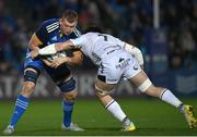 18 February 2023; Ross Molony of Leinster is tackled by Taine Basham of Dragons during the United Rugby Championship match between Leinster and Dragons at RDS Arena in Dublin. Photo by Harry Murphy/Sportsfile