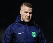 17 February 2023; Bray Wanderers assistant head coach Lorcan Fitzgerald before the SSE Airtricity Men's First Division match between Treaty United and Bray Wanderers at Market's Field in Limerick. Photo by Michael P Ryan/Sportsfile