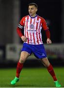 17 February 2023; Marc Ludden of Treaty United during the SSE Airtricity Men's First Division match between Treaty United and Bray Wanderers at Market's Field in Limerick. Photo by Michael P Ryan/Sportsfile