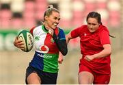 18 February 2023; Aoife Doyle of Combined Provinces XV during the Celtic Challenge 2023 match between Combined Provinces XV and Welsh Development XV at Kingspan Stadium in Belfast. Photo by Ramsey Cardy/Sportsfile
