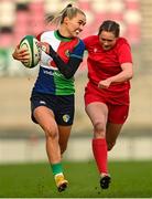 18 February 2023; Aoife Doyle of Combined Provinces XV during the Celtic Challenge 2023 match between Combined Provinces XV and Welsh Development XV at Kingspan Stadium in Belfast. Photo by Ramsey Cardy/Sportsfile