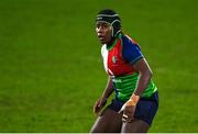 18 February 2023; Linda Djougang of Combined Provinces XV during the Celtic Challenge 2023 match between Combined Provinces XV and Welsh Development XV at Kingspan Stadium in Belfast. Photo by Ramsey Cardy/Sportsfile