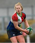 18 February 2023; Dannah O'Brien of Combined Provinces XV during the Celtic Challenge 2023 match between Combined Provinces XV and Welsh Development XV at Kingspan Stadium in Belfast. Photo by Ramsey Cardy/Sportsfile