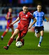 17 February 2023; Jack Moylan of Shelbourne during the SSE Airtricity Men's Premier Division match between Shelbourne and Drogheda United at Tolka Park in Dublin. Photo by Tyler Miller/Sportsfile