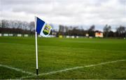 19 February 2023; A sideline flag is seen before the Allianz Football League Division Two match between Louth and Limerick at Páirc Mhuire in Ardee, Louth. Photo by Ben McShane/Sportsfile