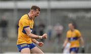 19 February 2023; Emmet McMahon of Clare celebrates after kicking a point during the Allianz Football League Division Two match between Clare and Kildare at Cusack Park in Ennis, Clare. Photo by Seb Daly/Sportsfile