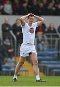 19 February 2023; Eoin Doyle of Kildare reacts during the Allianz Football League Division Two match between Clare and Kildare at Cusack Park in Ennis, Clare. Photo by Seb Daly/Sportsfile