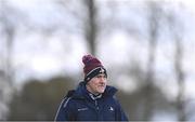 19 February 2023; Louth manager Mickey Harte during the Allianz Football League Division Two match between Louth and Limerick at Páirc Mhuire in Ardee, Louth. Photo by Ben McShane/Sportsfile