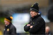 19 February 2023; Donegal manager Paddy Carr during the Allianz Football League Division One match between Monaghan and Donegal at St Tiernach's Park in Clones, Monaghan. Photo by Ramsey Cardy/Sportsfile