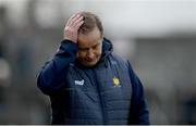 19 February 2023; Clare manager Colm Collins during the Allianz Football League Division Two match between Clare and Kildare at Cusack Park in Ennis, Clare. Photo by Seb Daly/Sportsfile