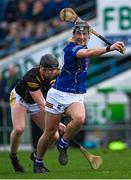 19 February 2023; Kian O'Kelly of Tipperary in action against Pádraic Moylan of Kilkenny during the Dillon Quirke Foundation Hurling Challenge match between Tipperary and Kilkenny at FBD Semple Stadium in Thurles, Tipperary. Photo by Piaras Ó Mídheach/Sportsfile