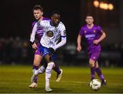 17 February 2023; Roland Idowu of Waterford during the SSE Airtricity Men's First Division match between Wexford and Waterford at Ferrycarrig Park in Wexford. Photo by Matt Browne/Sportsfile