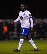 17 February 2023; Thomas Oluwa of Waterford during the SSE Airtricity Men's First Division match between Wexford and Waterford at Ferrycarrig Park in Wexford. Photo by Matt Browne/Sportsfile