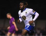 17 February 2023; Thomas Oluwa of Waterford during the SSE Airtricity Men's First Division match between Wexford and Waterford at Ferrycarrig Park in Wexford. Photo by Matt Browne/Sportsfile