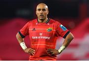 17 February 2023; Simon Zebo of Munster during the United Rugby Championship match between Munster and Ospreys at Thomond Park in Limerick. Photo by Harry Murphy/Sportsfile