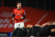 17 February 2023; Joey Carbery of Munster during the United Rugby Championship match between Munster and Ospreys at Thomond Park in Limerick. Photo by Harry Murphy/Sportsfile