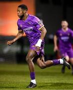 17 February 2023; Jordan Adeyemo of Wexford during the SSE Airtricity Men's First Division match between Wexford and Waterford at Ferrycarrig Park in Wexford. Photo by Matt Browne/Sportsfile