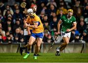 11 February 2023; Aidan McCarthy of Clare during the Allianz Hurling League Division 1 Group A match between Limerick and Clare at TUS Gaelic Grounds in Limerick. Photo by Eóin Noonan/Sportsfile